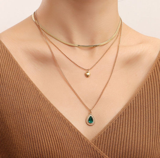 Women Stainless Steel Herringbone Gold Silver Color Fashion Jewelry