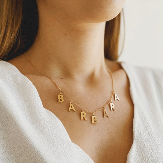 Customized Letter Name Necklace