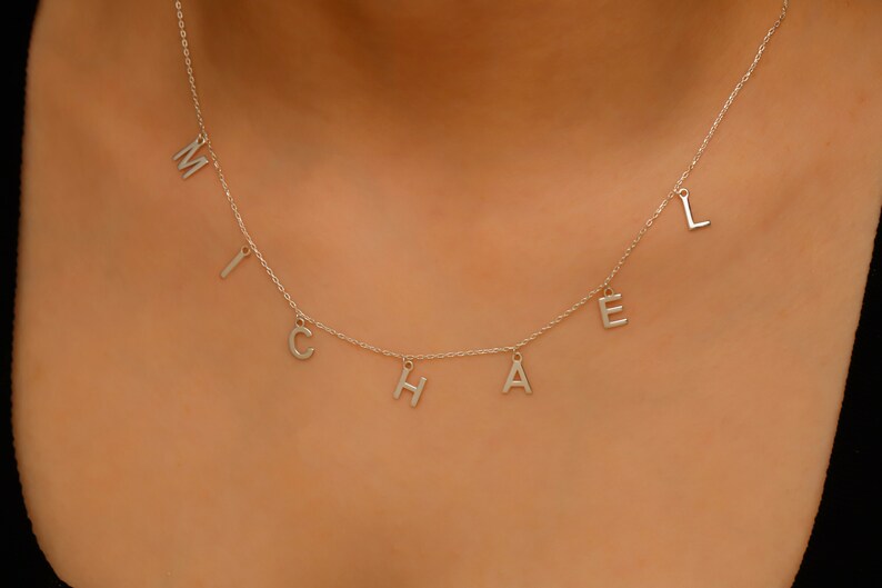 Customized Letter Name Necklace
